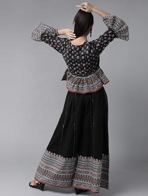 black cotton fusion set - 17633680 - Standard Image - 3