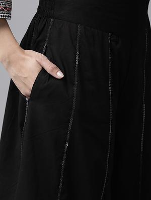black cotton fusion set - 17633680 - Standard Image - 5