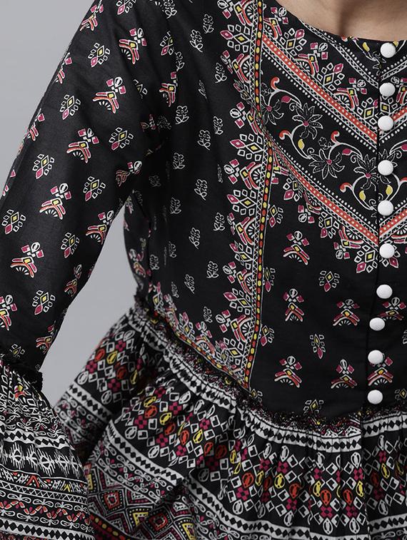 black cotton fusion set - 17633680 - Zoom Image - 4