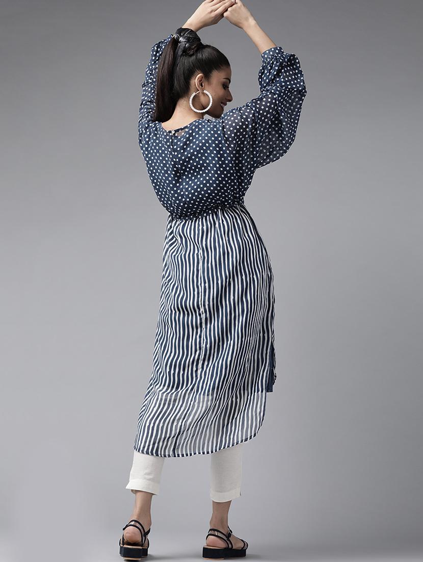 drawstring waist printed tunics kaftan - 17633687 - Zoom Image - 3