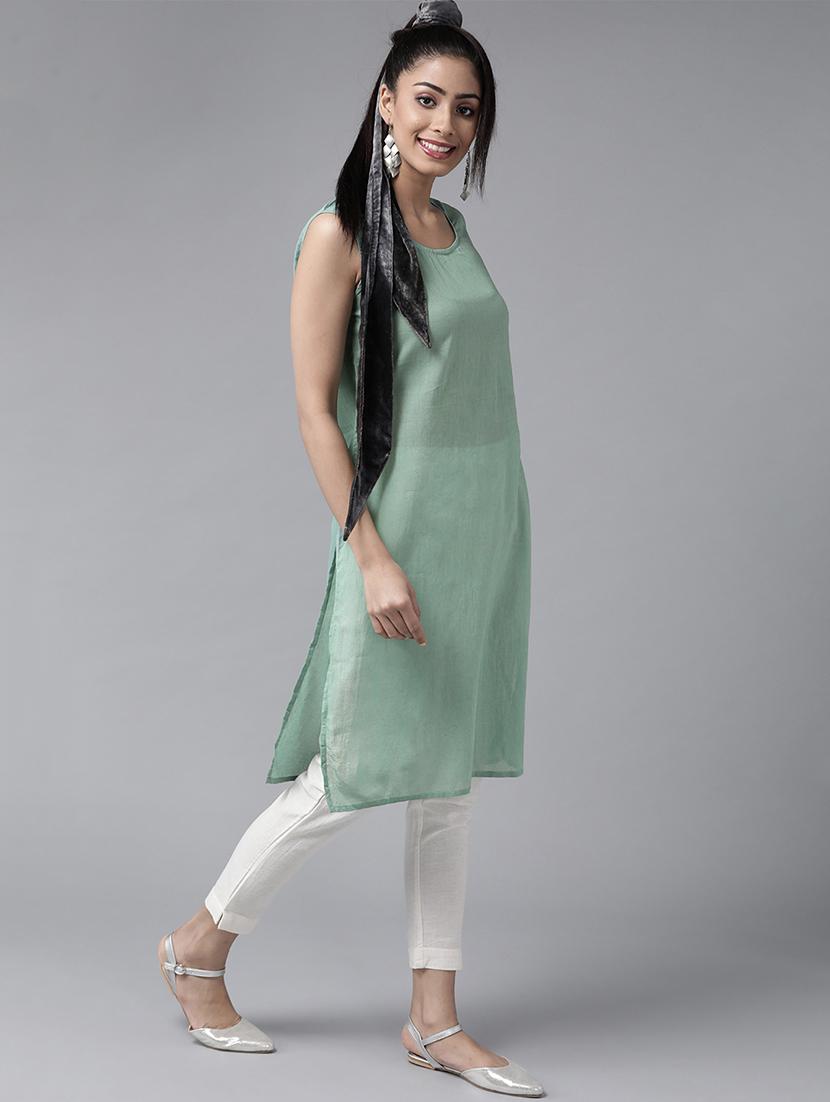 drawstring waist printed tunics kaftan - 17633689 - Zoom Image - 2