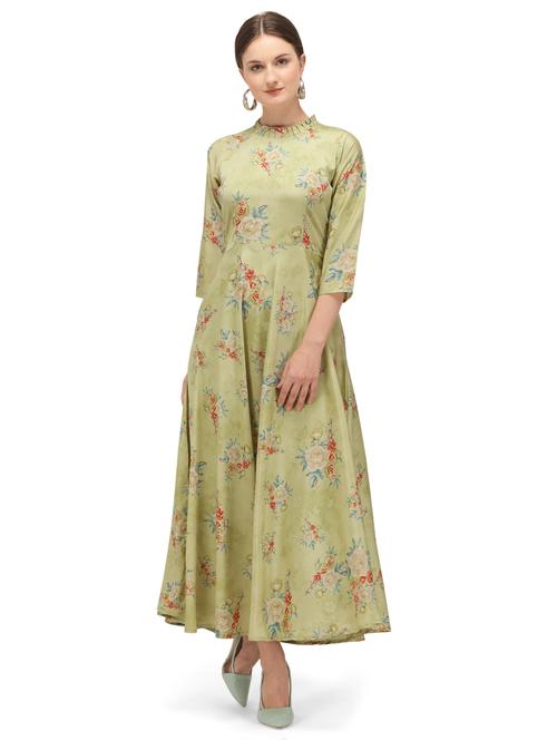 floral print ethnic dress - 17633698 - Standard Image - 1