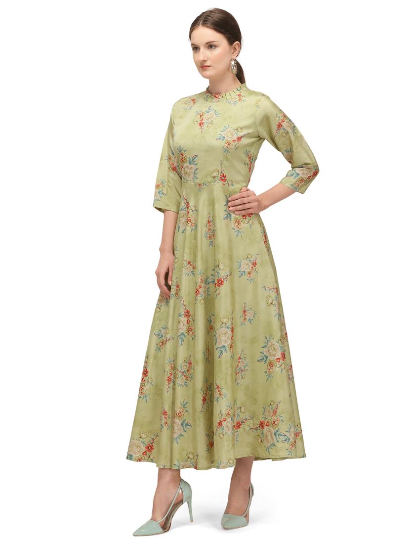 floral print ethnic dress - 17633698 - Zoom Image - 2