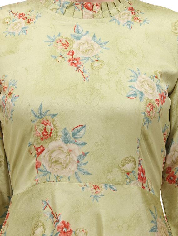 floral print ethnic dress - 17633698 - Zoom Image - 4