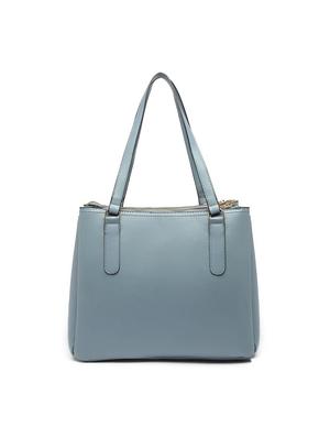 blue leatherette (pu) messenger handbag - 17633825 - Standard Image - 2