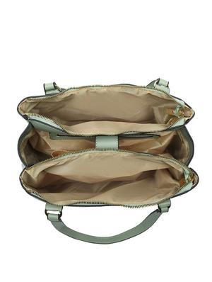 blue leatherette (pu) messenger handbag - 17633825 - Standard Image - 3