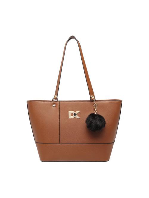 brown leatherette (pu) messenger handbag - 17633828 - Standard Image - 1