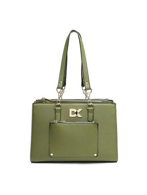 green leatherette (pu) messenger handbag - 17633832 - Standard Image - 2