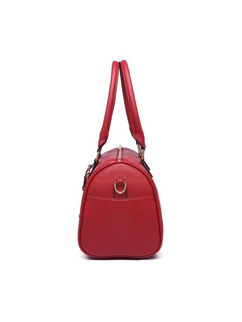 red leatherette (pu) messenger handbag - 17633842 - Zoom Image - 4