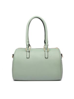 green leatherette (pu) messenger handbag - 17633844 - Standard Image - 2