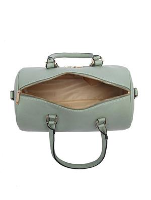green leatherette (pu) messenger handbag - 17633844 - Standard Image - 3