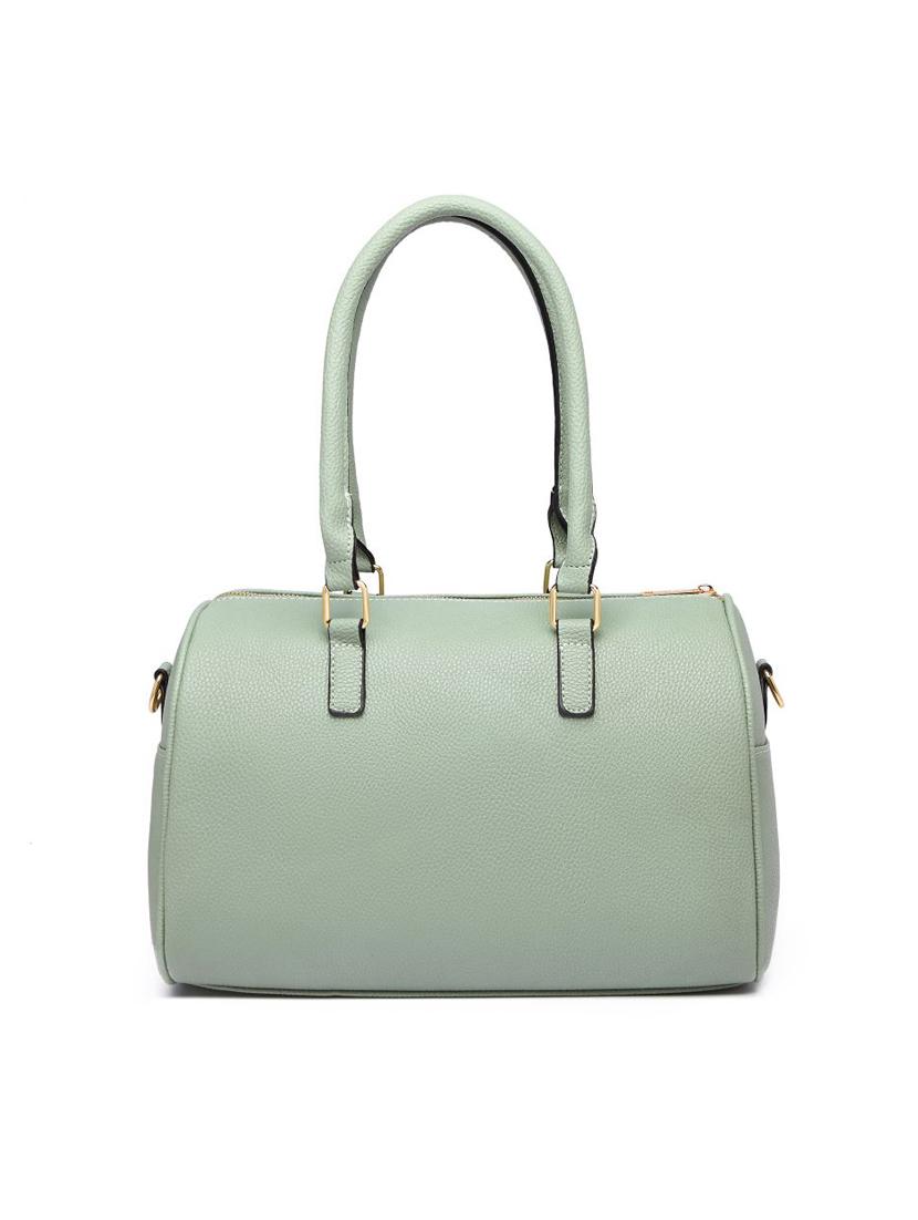 green leatherette (pu) messenger handbag - 17633844 - Zoom Image - 2