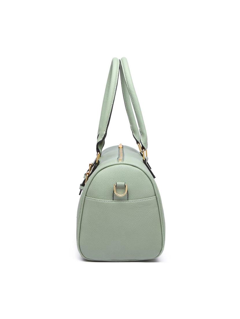 green leatherette (pu) messenger handbag - 17633844 - Zoom Image - 4