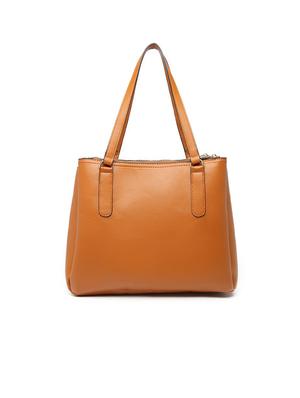 tan leatherette (pu) messenger handbag - 17633848 - Standard Image - 2