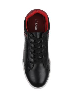 black leather lace up sneakers - 17633869 - Standard Image - 4