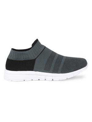 grey fabric slip on sports shoes - 17633908 - Standard Image - 2