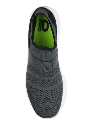 grey fabric slip on sports shoes - 17633908 - Standard Image - 4