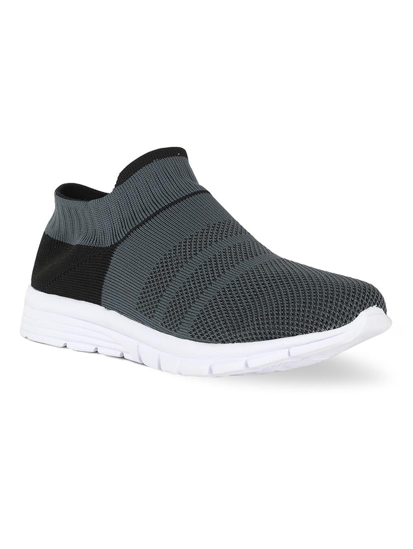 grey fabric slip on sports shoes - 17633908 - Zoom Image - 1