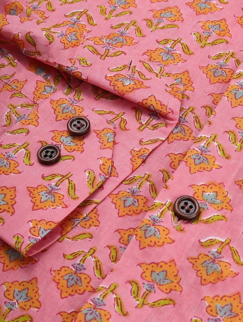 pink floral casual shirt - 17633972 - Zoom Image - 5