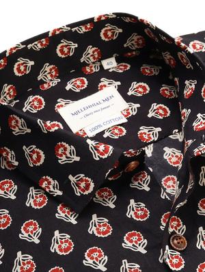 black printed casual shirt - 17633979 - Standard Image - 5