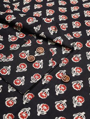 black printed casual shirt - 17633979 - Standard Image - 6