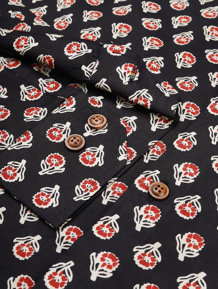 black printed casual shirt - 17633979 - Zoom Image - 6
