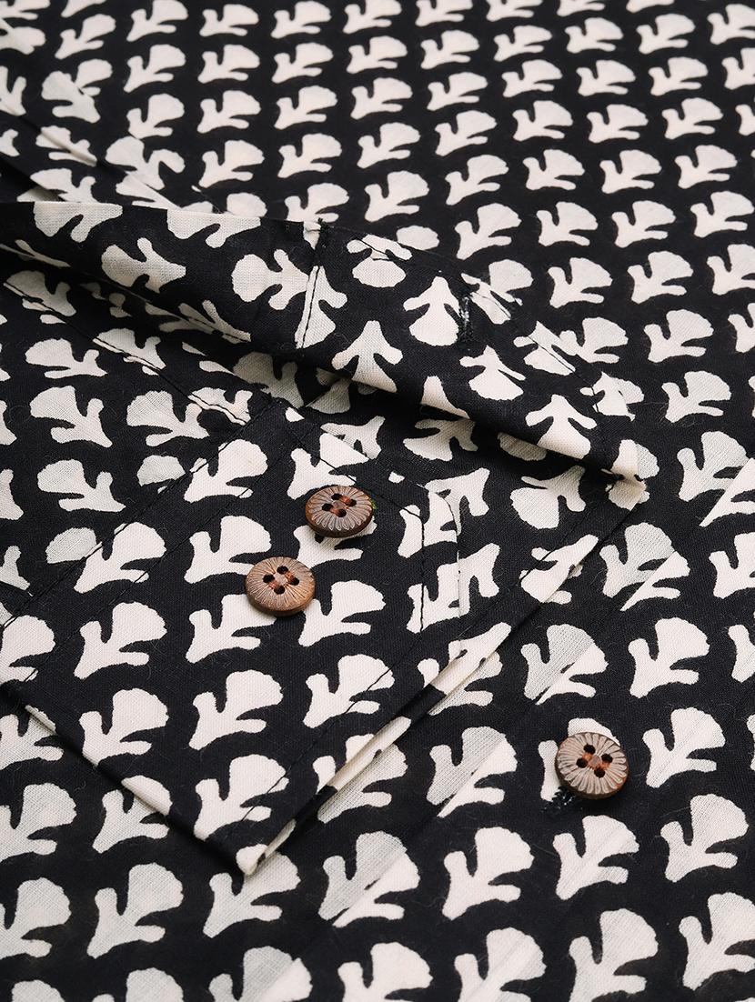black printed casual shirt - 17633984 - Zoom Image - 6