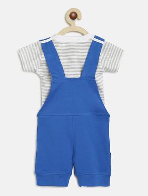 blue embroidered dungarees - 17635544 - Standard Image - 3