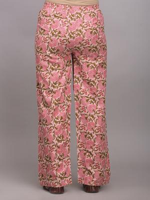 pink rayon kurta palazzo set - 17635638 - Standard Image - 6