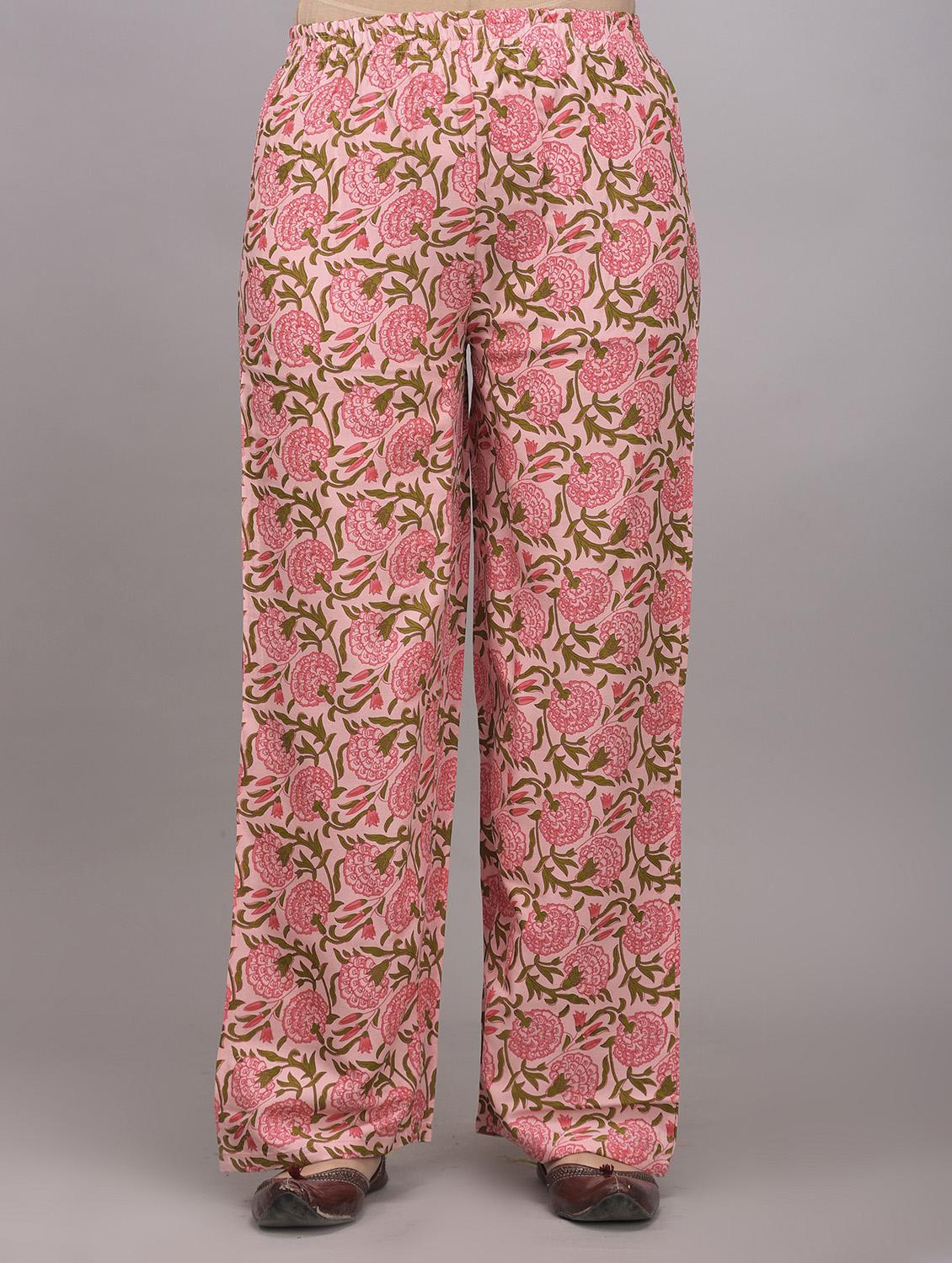 pink rayon kurta palazzo set - 17635638 - Zoom Image - 5