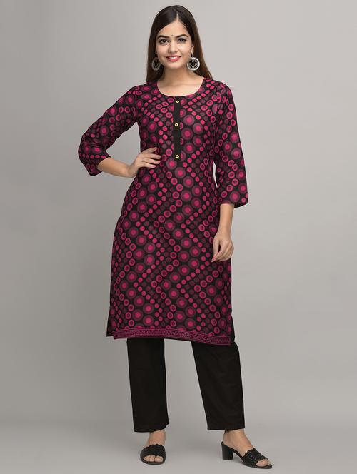 printed kurta pant set - 17635655 - Standard Image - 1