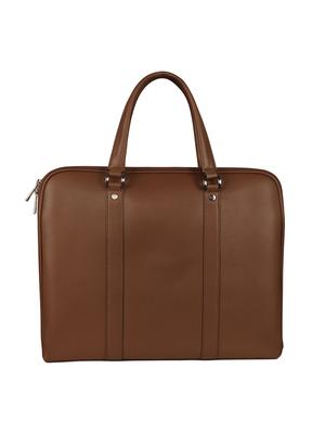 brown leatherette laptopbag - 17635709 - Standard Image - 2