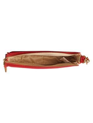 red leatherette (pu) regular sling bag - 17636017 - Standard Image - 3