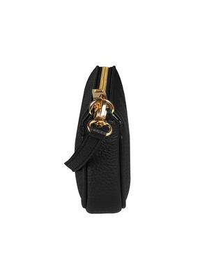 black leatherette (pu) regular sling bag - 17636021 - Standard Image - 4