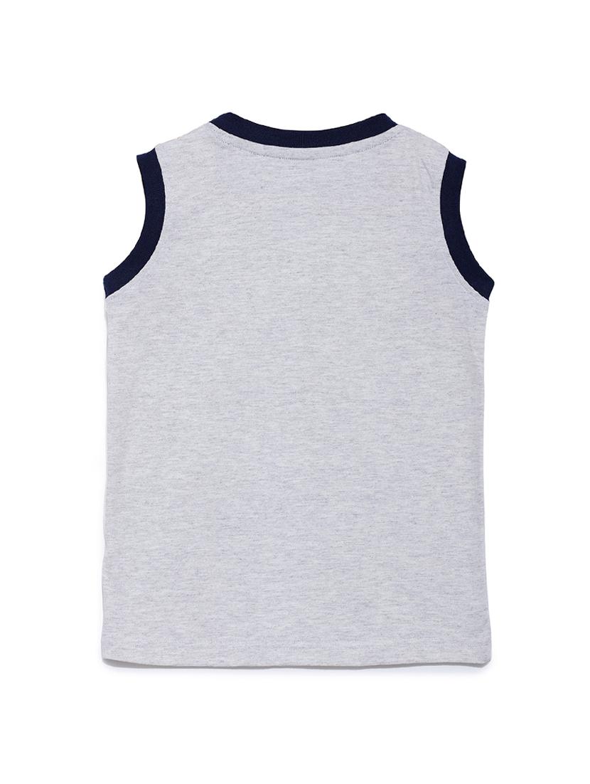 grey printed vest - 17636174 - Zoom Image - 2