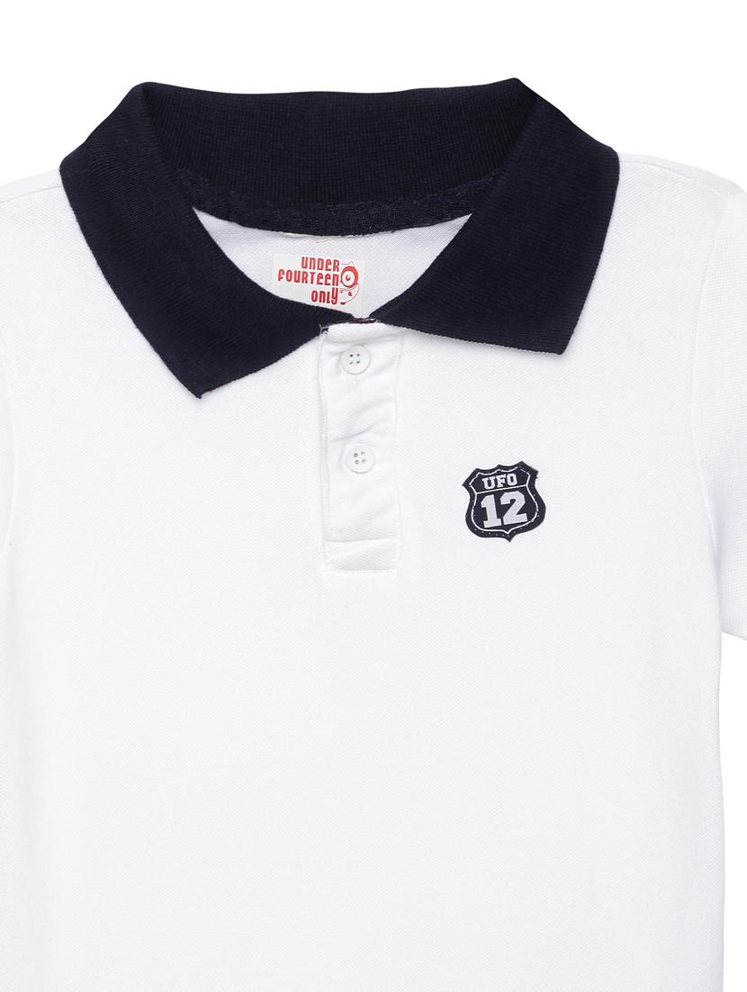 white solid t-shirt - 17636180 - Zoom Image - 3