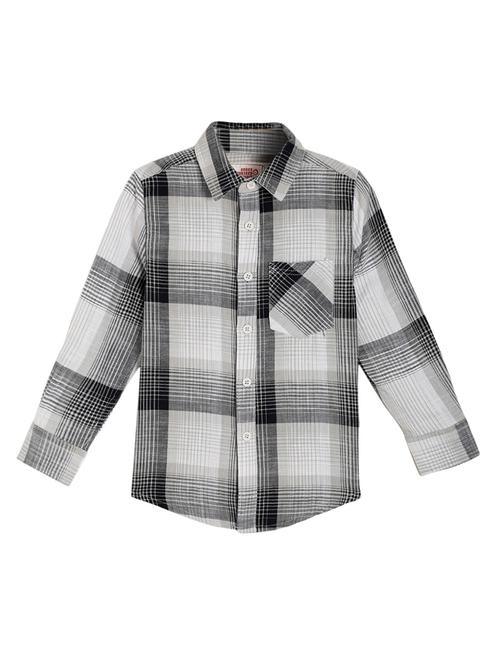 grey checks shirt - 17636185 - Standard Image - 1