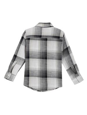 grey checks shirt - 17636185 - Standard Image - 2