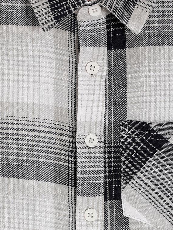 grey checks shirt - 17636185 - Zoom Image - 3