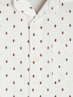 white printed t shirt - 17636187 - Standard Image - 3