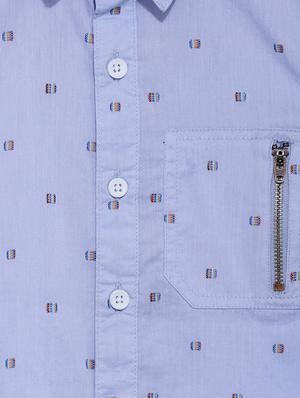blue printed t shirt - 17636198 - Standard Image - 3