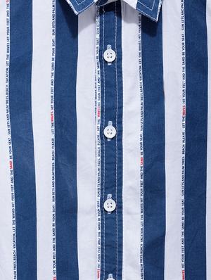blue stripes t shirt - 17636201 - Standard Image - 3