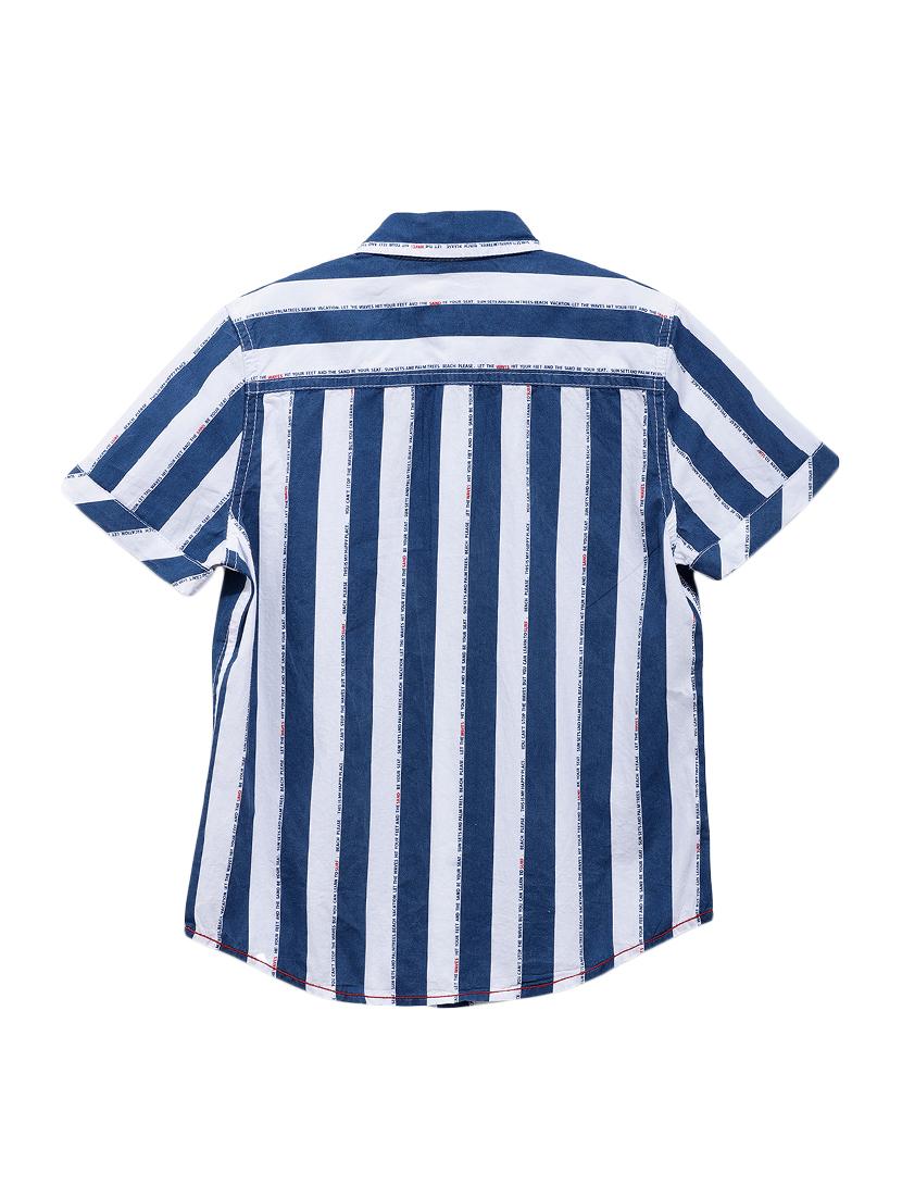 blue stripes t shirt - 17636201 - Zoom Image - 2