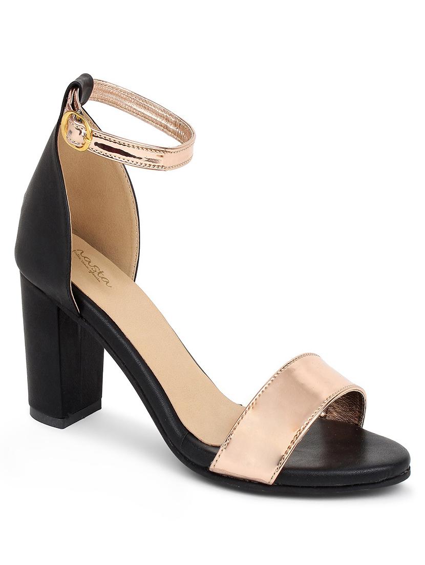 copper patent leather closed back sandals - 17636408 - Zoom Image - 1
