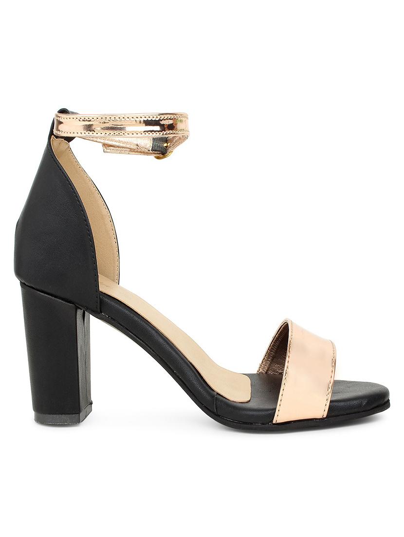 copper patent leather closed back sandals - 17636408 - Zoom Image - 2
