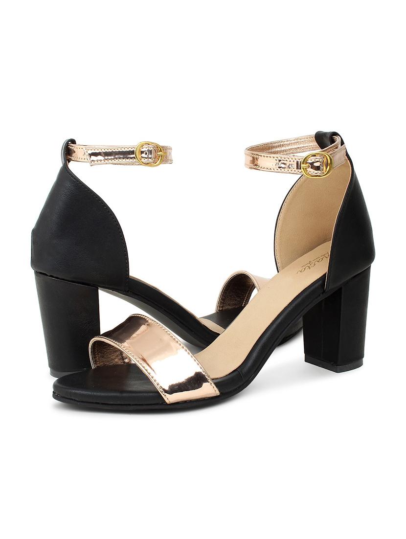 copper patent leather closed back sandals - 17636408 - Zoom Image - 3