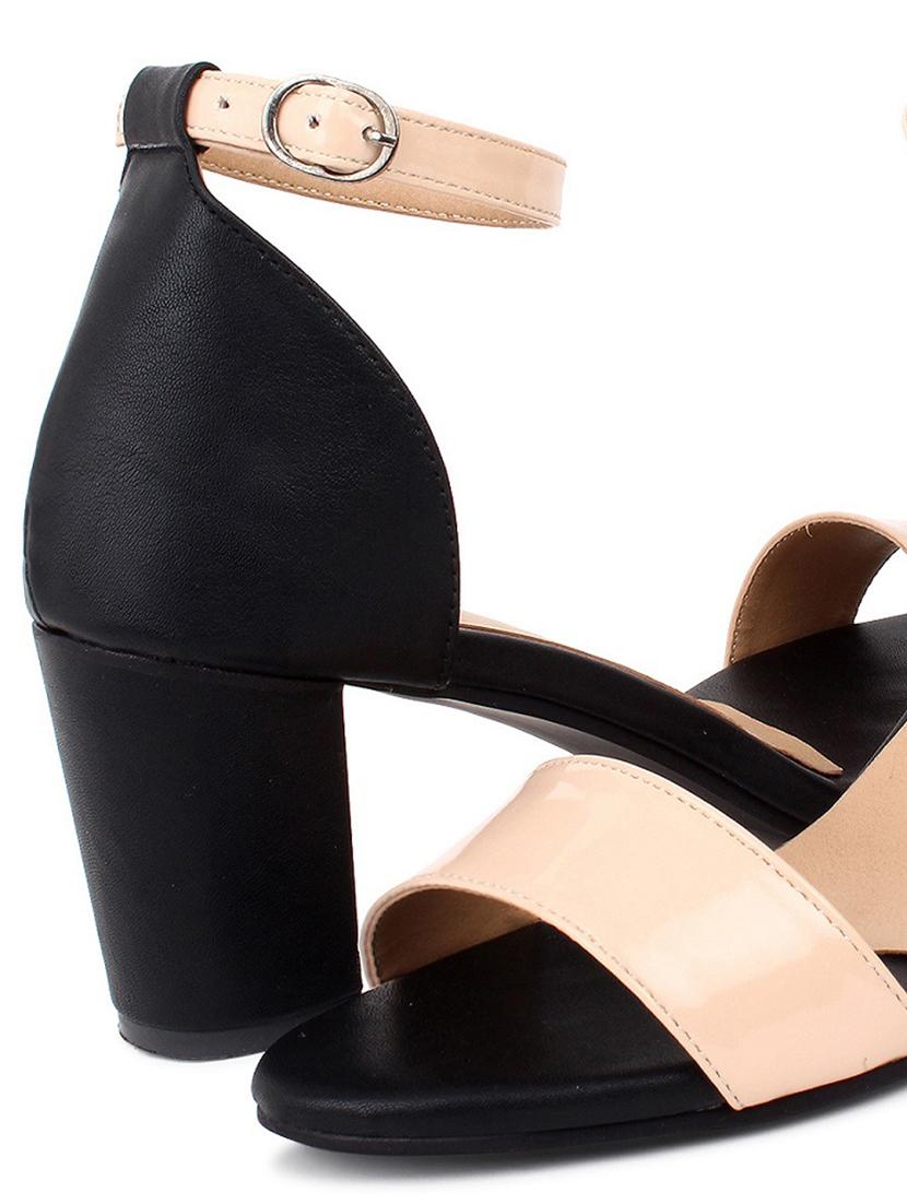 nude patent leather closed back sandals - 17636409 - Zoom Image - 6