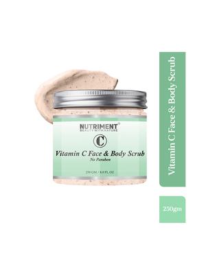 nutriment vitamin c scrub,250gram suitable for all skin types - 17636595 - Standard Image - 2