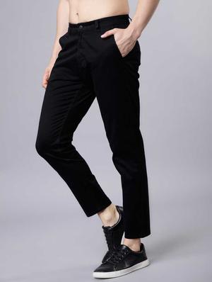 black solid formal trouser - 17636610 - Standard Image - 2