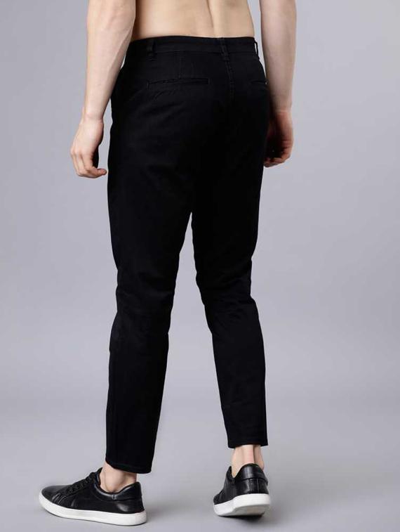 black solid formal trouser - 17636610 - Zoom Image - 3